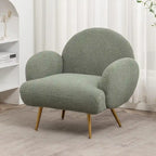 Fauteuil d'appoint moderne XINMICS, fauteuil rembourré pour salon, chambre