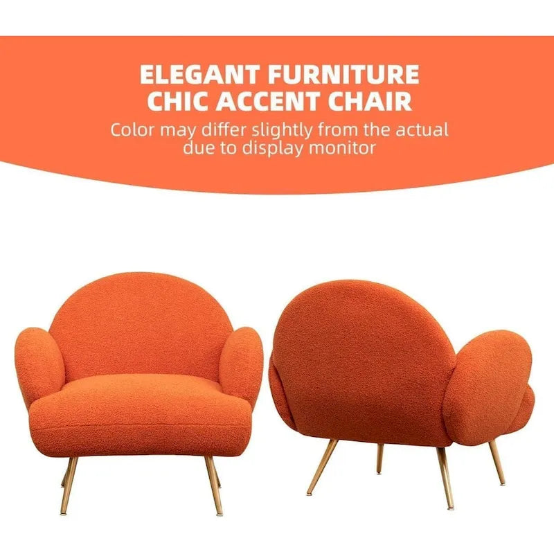 Fauteuil d'appoint moderne XINMICS, fauteuil rembourré pour salon, chambre