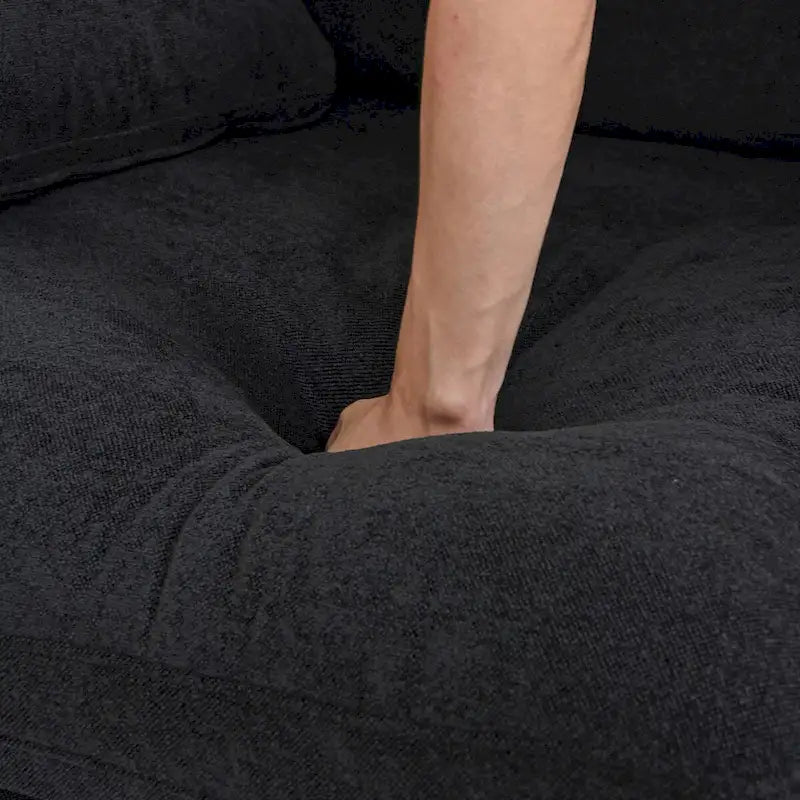 Ensemble de canapés 3 pièces pour salon, canapé moderne avec pouf de rangement