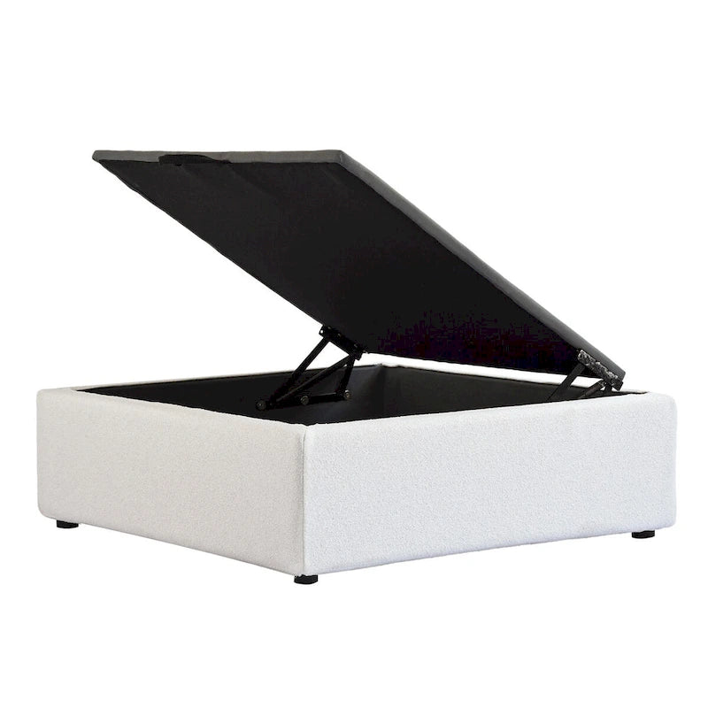 Ensemble de canapés 3 pièces pour salon, canapé moderne avec pouf de rangement