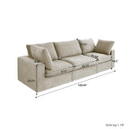 Ensemble de canapés 3 pièces pour salon, canapé moderne avec pouf de rangement