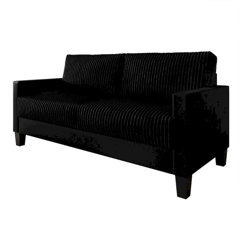 Wood CraftPorch Corduroy Mid-Century Modern Velvet Upholstered Sofa - image 2