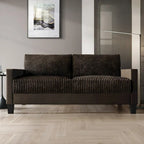 Canapé CraftPorch en velours côtelé, style moderne du milieu du siècle, recouvert de velours