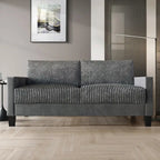 Canapé CraftPorch en velours côtelé, style moderne du milieu du siècle, recouvert de velours