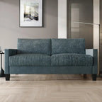 Canapé CraftPorch en velours côtelé, style moderne du milieu du siècle, recouvert de velours