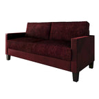 Canapé CraftPorch en velours côtelé, style moderne du milieu du siècle, recouvert de velours
