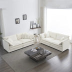 2 - Piece Living Room Set , 2 Pieces Upholstered Loveseat and Couch