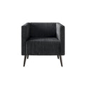 Fauteuil CraftPorch en velours côtelé, moderne et glamour