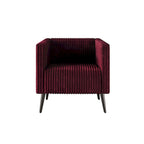 Fauteuil CraftPorch en velours côtelé, moderne et glamour