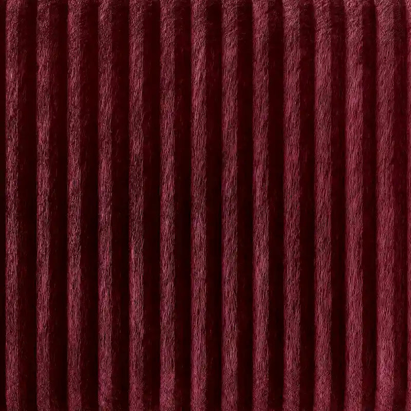 Fauteuil CraftPorch en velours côtelé, moderne et glamour