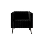 Fauteuil CraftPorch en velours côtelé, moderne et glamour
