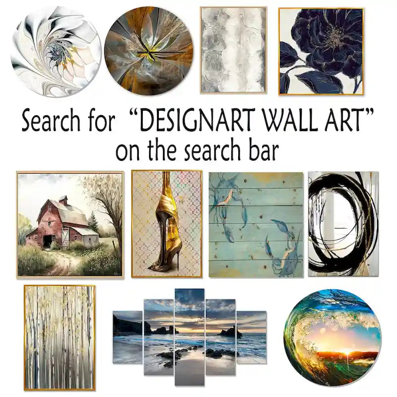 Designart Fusion abstraite colorée du milieu du siècle I Fauteuil d'appoint rembourré de style milieu du siècle et fauteuil moderne du milieu du siècle