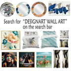 Solid Wood Designart Colorf Mid Century Abstract Fusion I Upholstered Mid-century Accent Chair and Mid-Century Modern Arm Chair - image 8