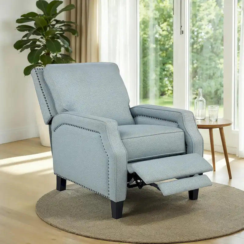 Wood Ferland Upholstered Push Back Recliner - image 10