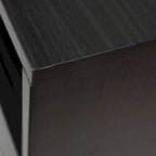 Meuble TV Rochester à 2 tiroirs et 4 étagères avec pieds en fer