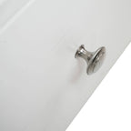 Meuble TV Rochester à 2 tiroirs et 4 étagères avec pieds en fer