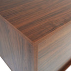 Meuble TV Rochester à 2 tiroirs et 4 étagères avec pieds en fer