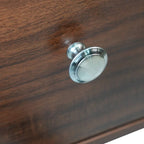 Meuble TV Rochester à 2 tiroirs et 4 étagères avec pieds en fer