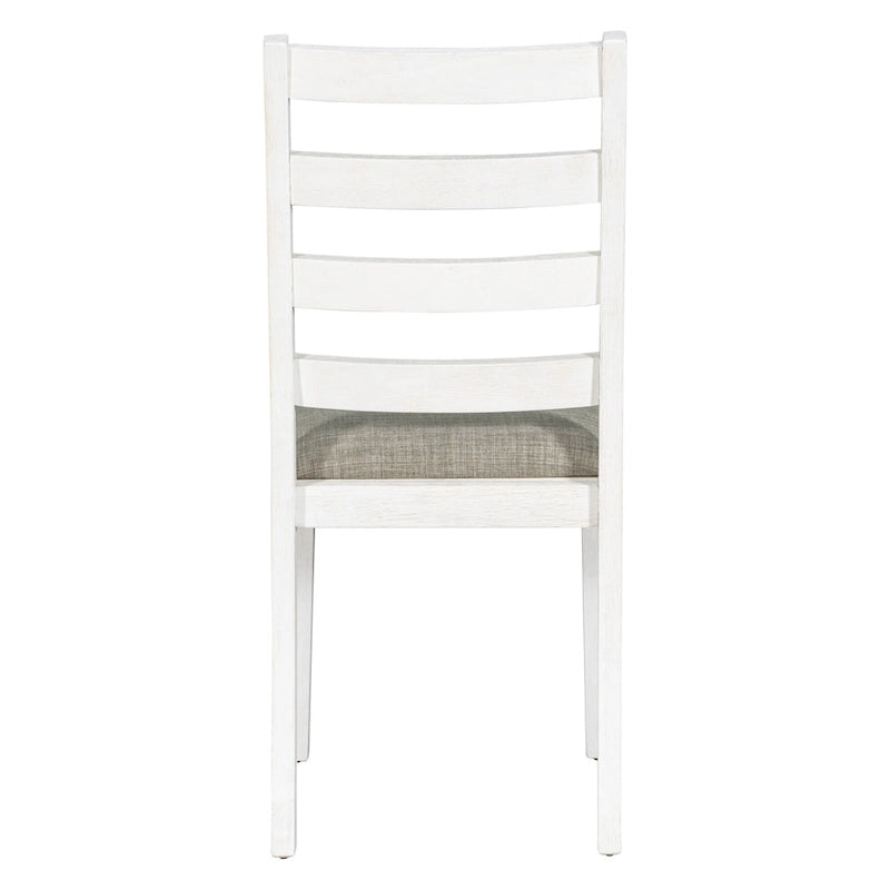 Ensemble de salle à manger rustique 6 pièces avec table, 4 chaises rembourrées et un banc