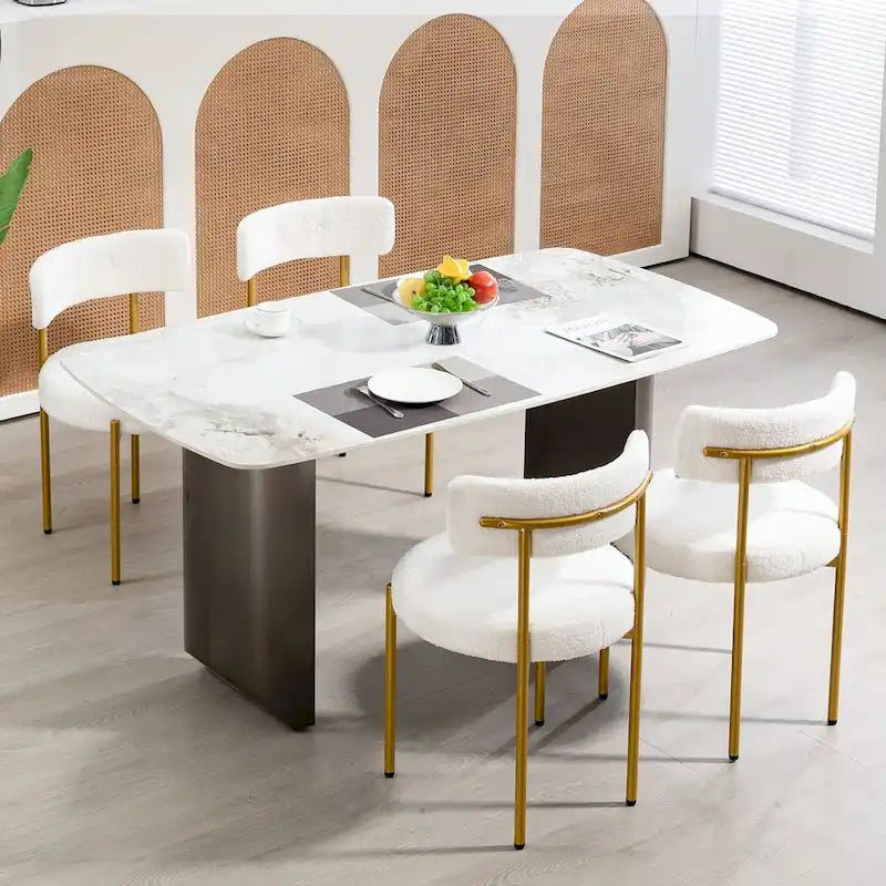 AVAWING Dining Chairs Mid-Century Modern Kitchen Chairs Set of 4