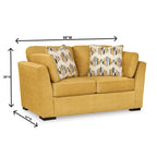 Ensemble de salon 3 pièces Clareen de Roundhill Furniture, comprenant un canapé, une causeuse et un fauteuil Cutler.