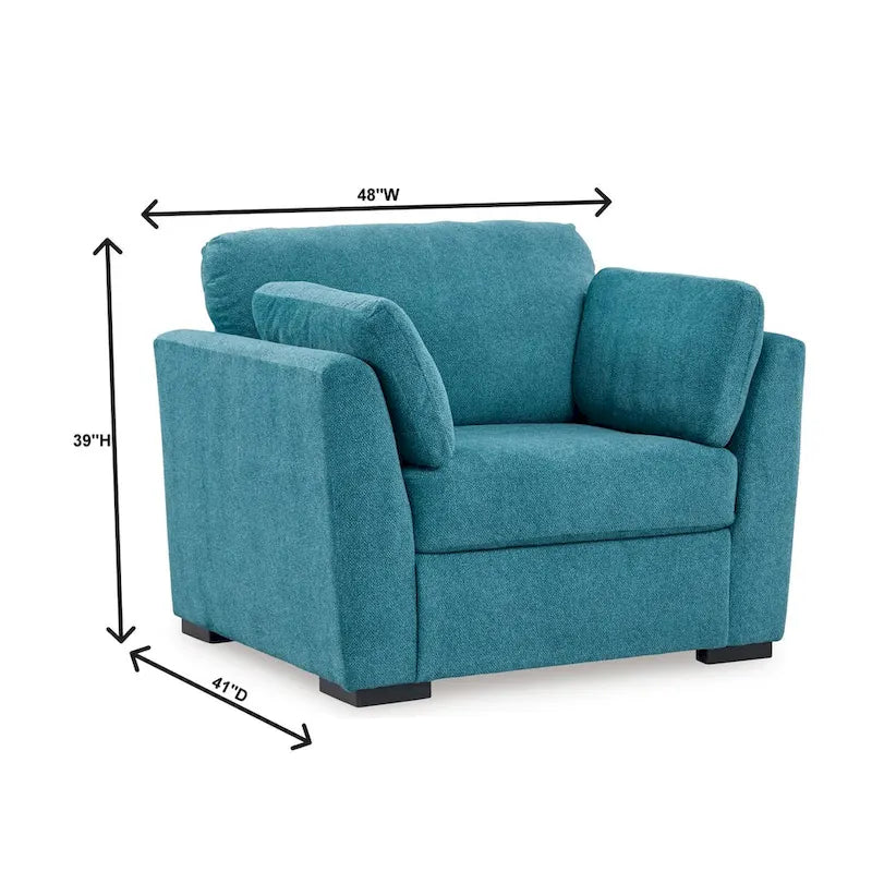 Ensemble de salon 3 pièces Clareen de Roundhill Furniture, comprenant un canapé, une causeuse et un fauteuil Cutler.