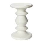 Table d'appoint ou tabouret Berns en bois massif, style moderne du milieu du siècle.