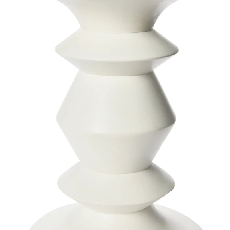 Table d'appoint ou tabouret Berns en bois massif, style moderne du milieu du siècle.