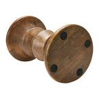 Table d'appoint ou tabouret Berns en bois massif, style moderne du milieu du siècle.