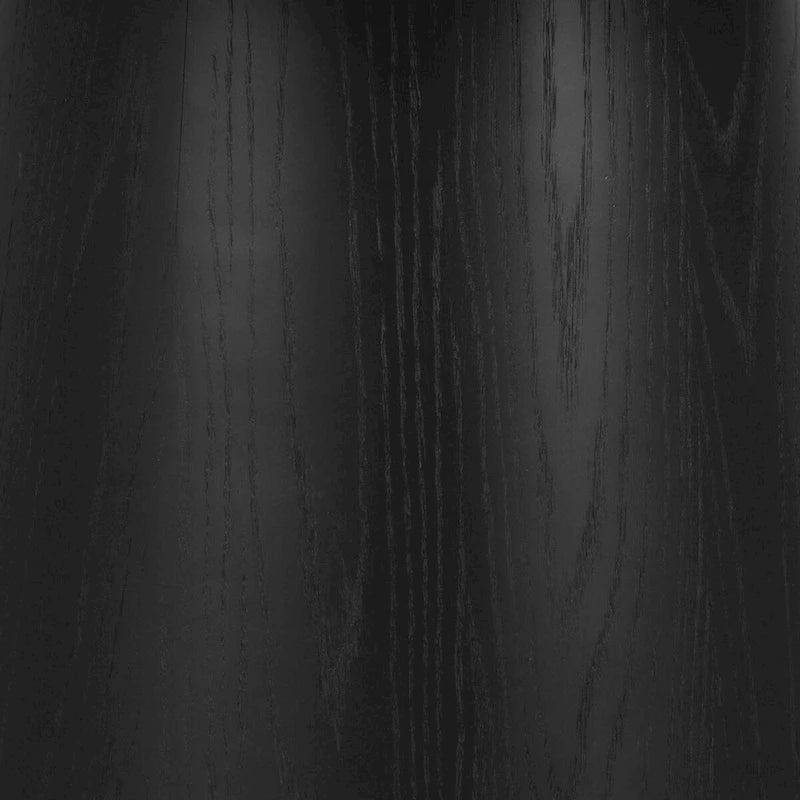 Table de salle à manger ronde à piédestal en chêne massif de 52 pouces