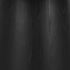 Table de salle à manger ronde à piédestal en chêne massif de 52 pouces