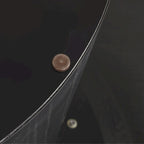 Table de salle à manger ronde à piédestal en chêne massif de 52 pouces