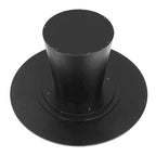 Table de salle à manger ronde à piédestal en chêne massif de 52 pouces