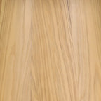 Table de salle à manger ronde à piédestal en chêne massif de 52 pouces