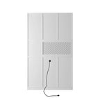 Meuble de cuisine 74 pouces avec station de recharge, buffet indépendant avec tiroir et support pour micro-ondes