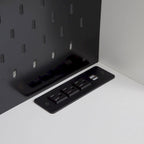 Meuble de cuisine 74 pouces avec station de recharge, buffet indépendant avec tiroir et support pour micro-ondes