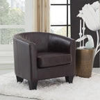 Solid Wood Grafton Home Enzo Upholstered Accent Barrel Chair - image 2