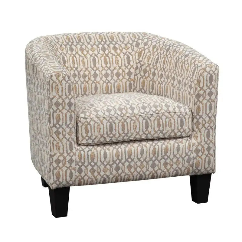 Solid Wood Grafton Home Enzo Upholstered Accent Barrel Chair - image 5