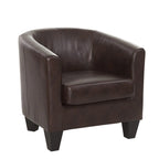 Fauteuil d'appoint rembourré Grafton Home Enzo