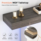 Console sur pied de style campagnard 43,3 cm, table d'appoint pour salon, table d'entrée, bureau étroit