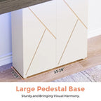 Console sur pied de style campagnard 43,3 cm, table d'appoint pour salon, table d'entrée, bureau étroit