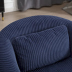 Fauteuil décoré de style moderne pour salon, fauteuil baquet avec coussin et oreiller, fauteuil individuel