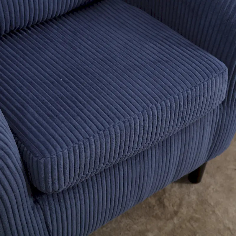 Fauteuil décoré de style moderne pour salon, fauteuil baquet avec coussin et oreiller, fauteuil individuel