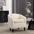 Fauteuil décoré de style moderne pour salon, fauteuil baquet avec coussin et oreiller, fauteuil individuel