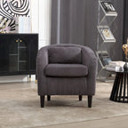 Fauteuil décoré de style moderne pour salon, fauteuil baquet avec coussin et oreiller, fauteuil individuel