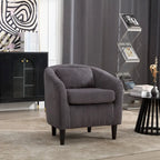 Fauteuil décoré de style moderne pour salon, fauteuil baquet avec coussin et oreiller, fauteuil individuel