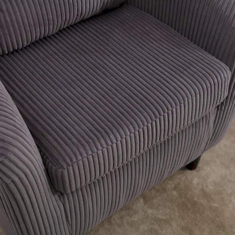 Fauteuil décoré de style moderne pour salon, fauteuil baquet avec coussin et oreiller, fauteuil individuel
