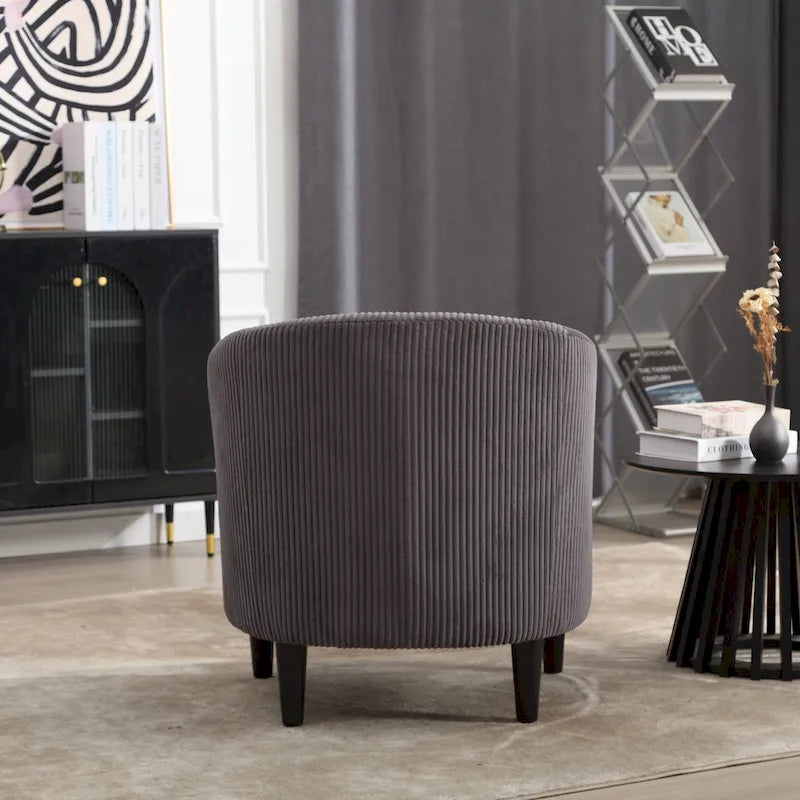Fauteuil décoré de style moderne pour salon, fauteuil baquet avec coussin et oreiller, fauteuil individuel