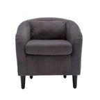 Fauteuil décoré de style moderne pour salon, fauteuil baquet avec coussin et oreiller, fauteuil individuel