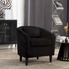 Fauteuil décoré de style moderne pour salon, fauteuil baquet avec coussin et oreiller, fauteuil individuel